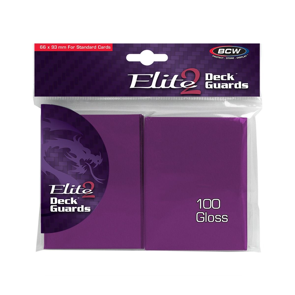 BCW Elite 2 Deck Guards (Gloss) Sleeves